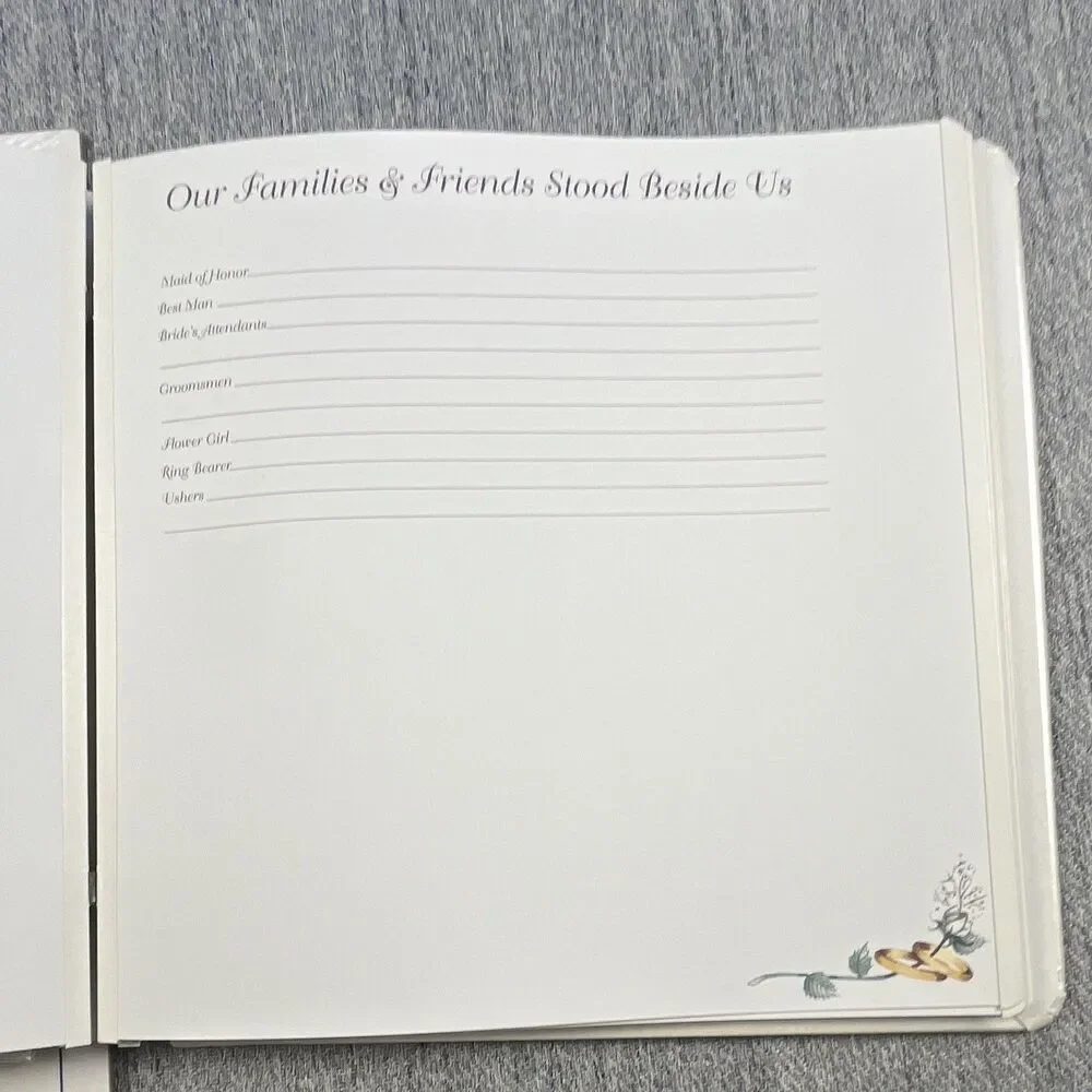 Creative Memories Wedding Scrapbook Album excellent Bundle 2 Pack Page Protector
